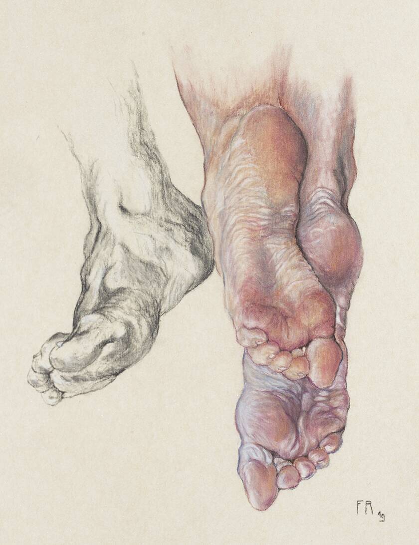Fuß und Füße - eine Anatomie Studie
