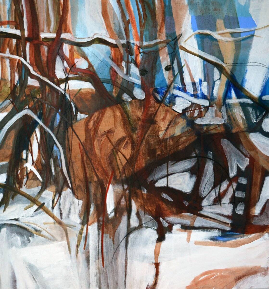 „My deer“, 2015, Öl auf Leinwand, 137x147cm