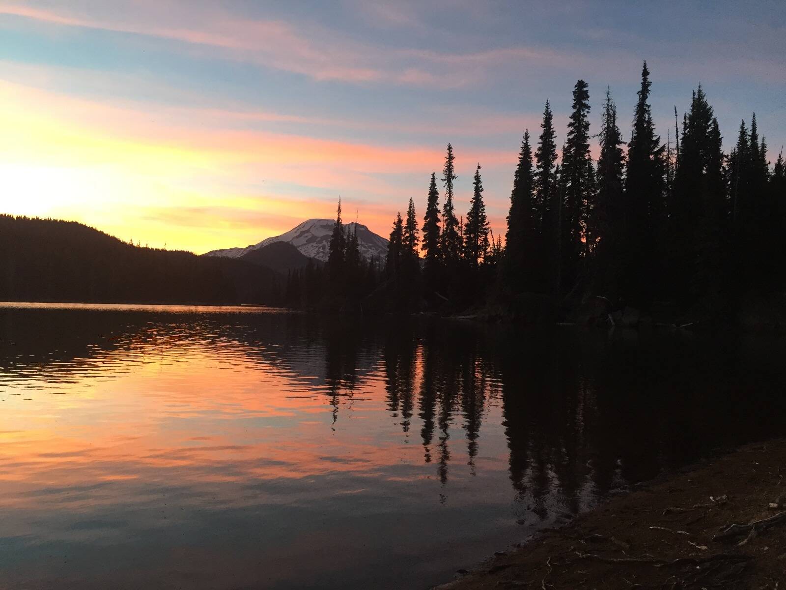 Sonnenuntergang in Oregon